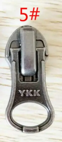 10 шт./партия YKK металлический слайдер для нейлона/катушки водонепроницаемый молния Замена Ремонт FIX Швейные аксессуары - Цвет: as photo 20pcs