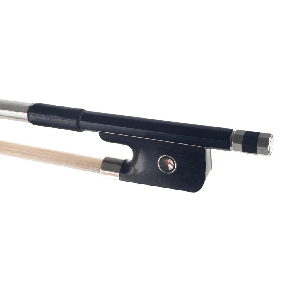 Расширенный 4/4 Черный углеродного волокна виолончель лук черный лягушка глаз