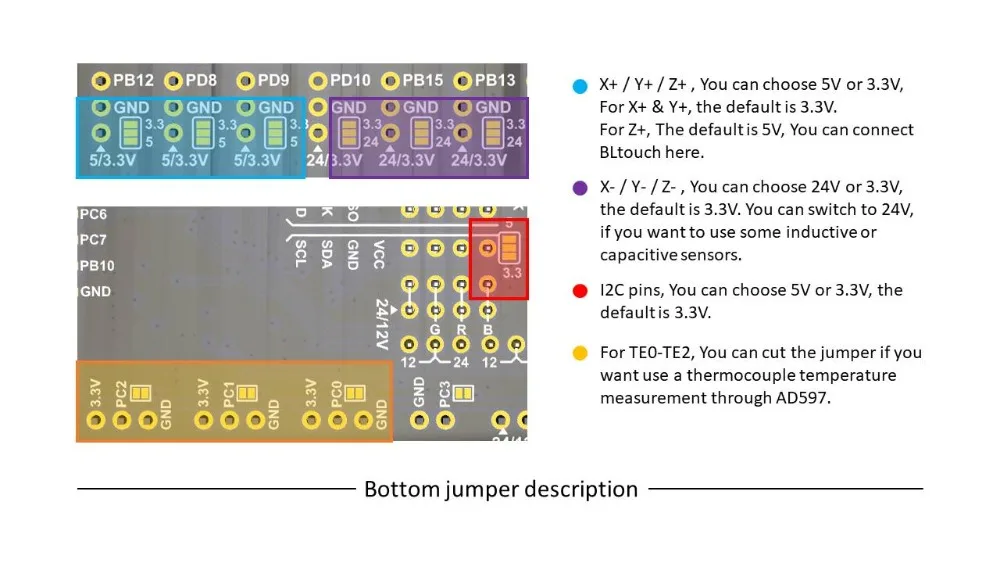 S6 V1.2 плата управления 32 бит с шаговым двигателем 4 шт. TMC2209 V3.0 Uart Летающий провод MX разъем VS F6 V1.3 SKR V1.3