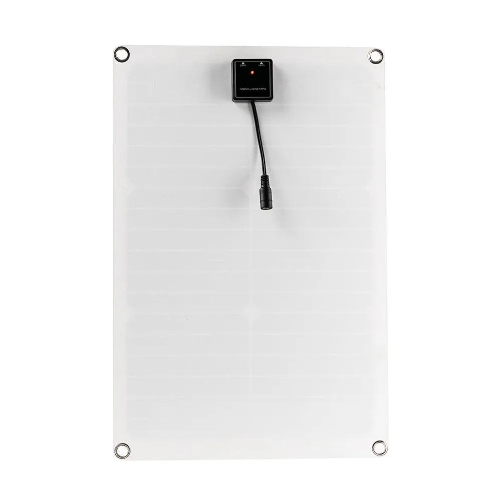 Beli Pengisi Daya Surya Silikon Monokristalin Baterai Mobil Telepon Seluler Panel Surya Semi-fleksibel 20W 30 100W 18V