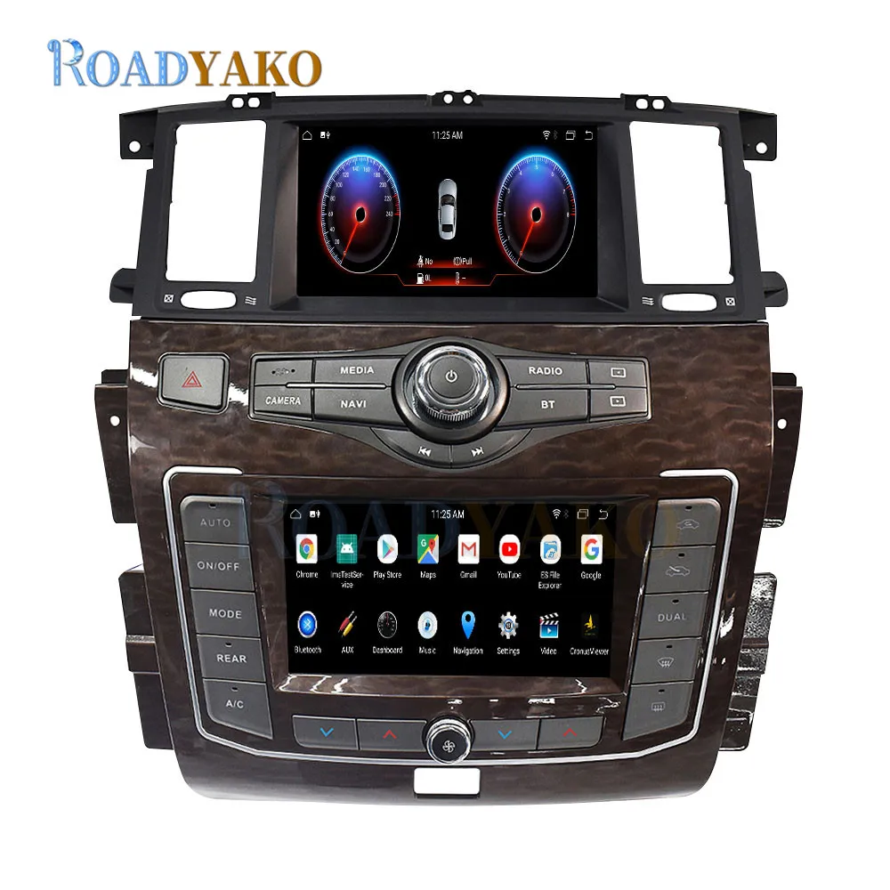 

Автомобильный мультимедийный плеер, Android 10,0, 8 ядер, 6 ГБ + 128 ГБ, GPS-навигация, двойной экран 8 дюймов