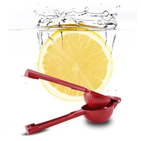 lemon squeezer lime orange manual juicer citrus press heavy duty aluminum handheld red