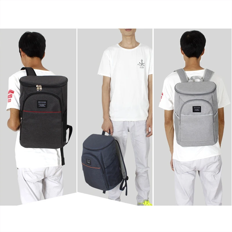 Cooler Picnic Camping Backpack Beach Cooling Beer Insulation Thermal Bag With Bottle Opener Outdoor Bags For Food Storage | Спорт и