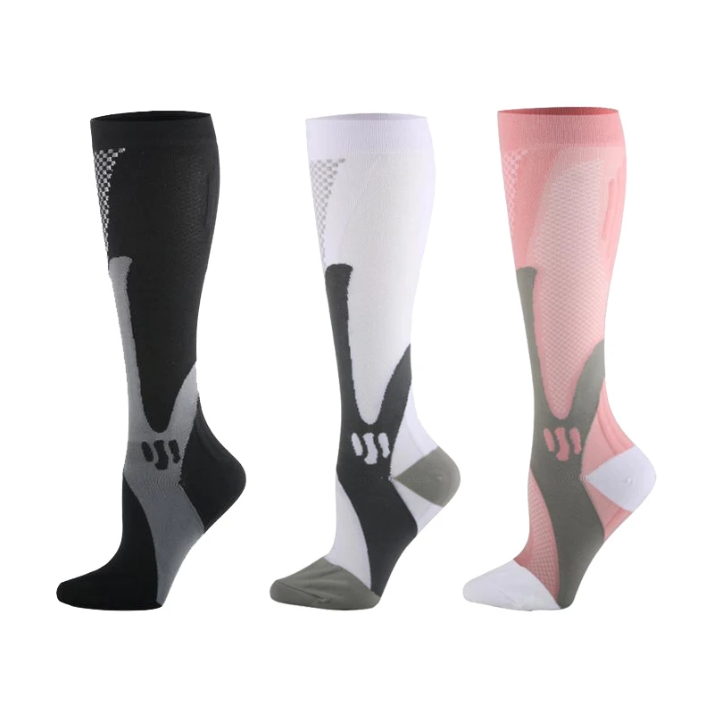 

Men and Women Compression Socks Nylon Stockings Running Basketball Football Sports Socks Outdoor Riding Adult Sports Socks