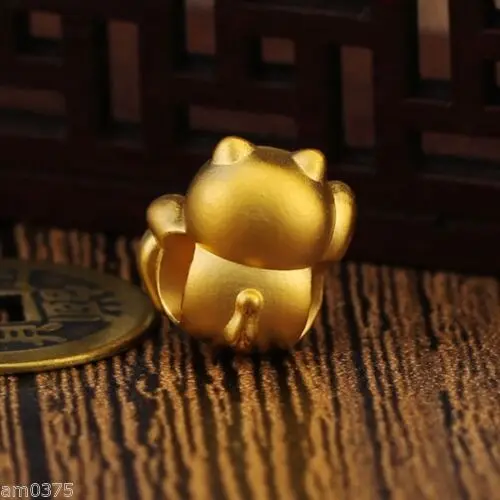 Настоящий Браслет из 24-каратного золота чистый желтый подлинный AU999 изящный