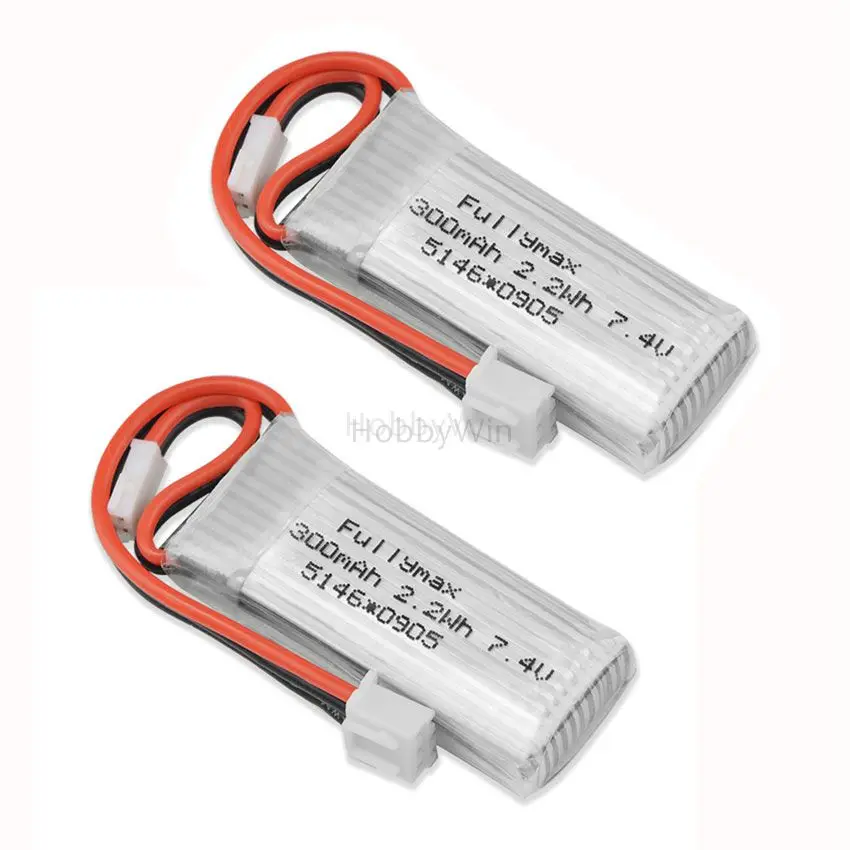 2S 7 4 V 300 мА/ч 35C Lipolymer Батарея MX2.0-2P положительный штекер подходит для WLtoys F959 XK /A600 RC