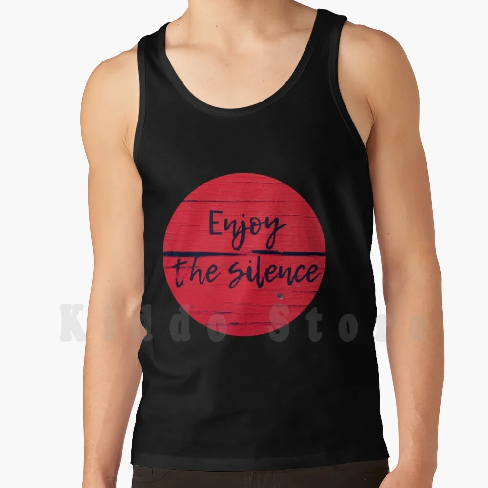 Наслаждайтесь беззвучными майками жилет из 100% хлопка наслаждайтесь