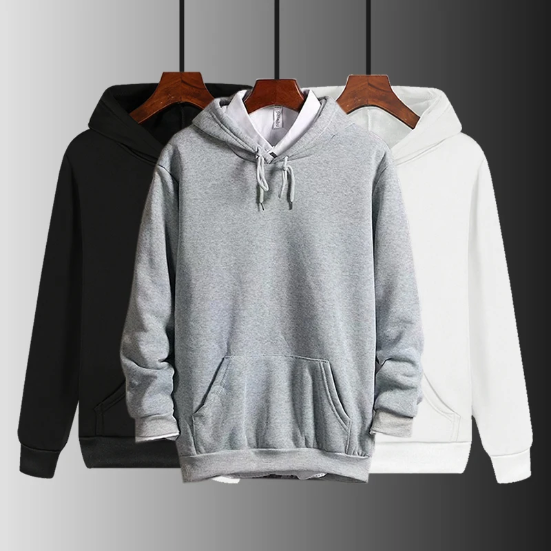 

Sweater 2019 Autumn Winter New Loose Trend Pure Color All Hooded Hoodie