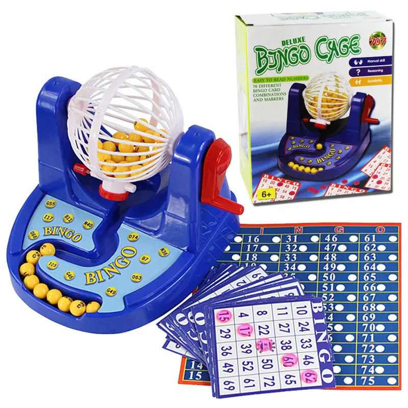 

[Funny] Parent-child Educational Toy Bingo Game Machine Ernie Lottery Machine Fun Puzzle Desktop Toys family board games GIFT