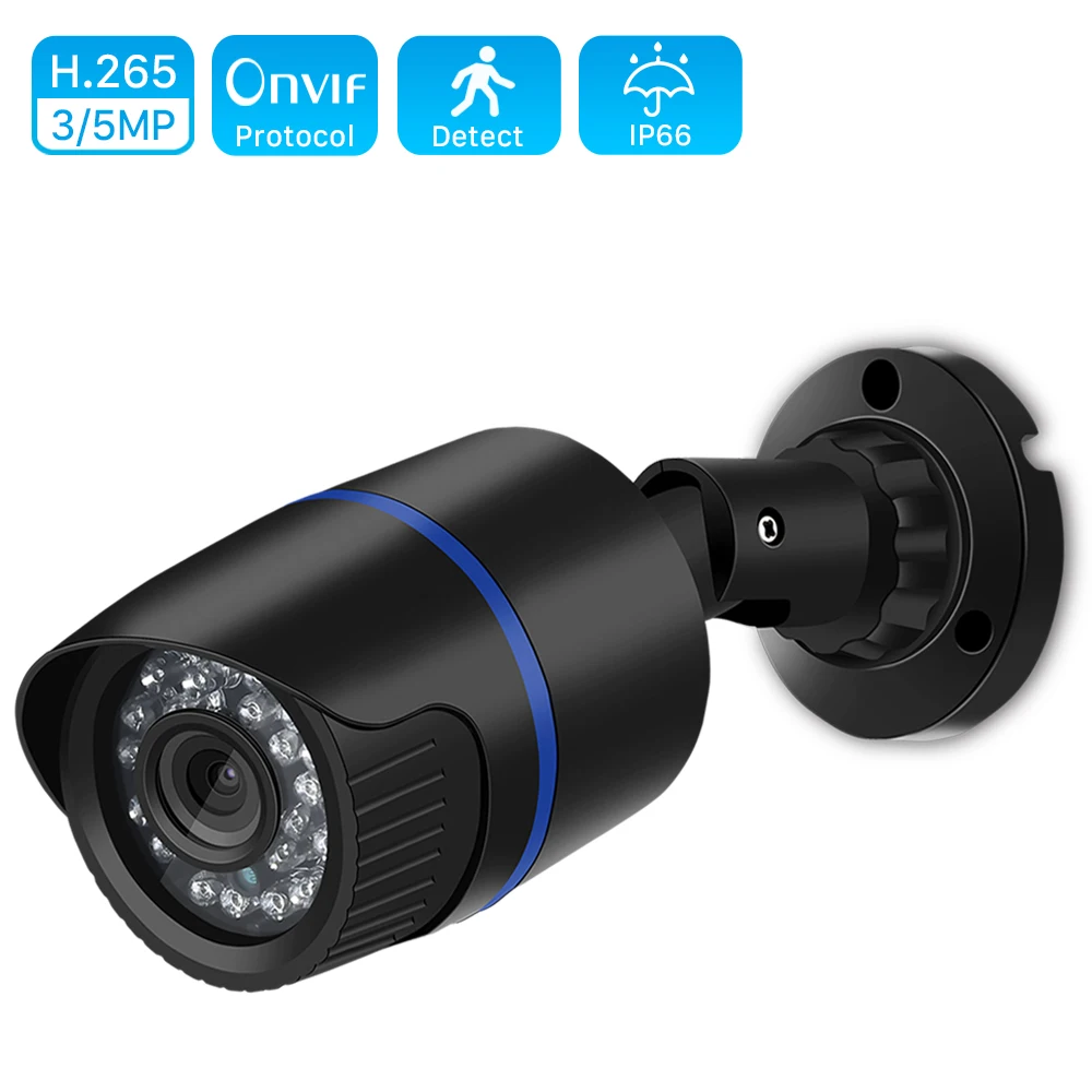 

H.265/H.264 1080P Surveillance IP Camera FULL HD 1080P 2.0 Megapixel IR Night Vision Outdoor CCTV Camera IP 1080P DC 12V/48V PoE