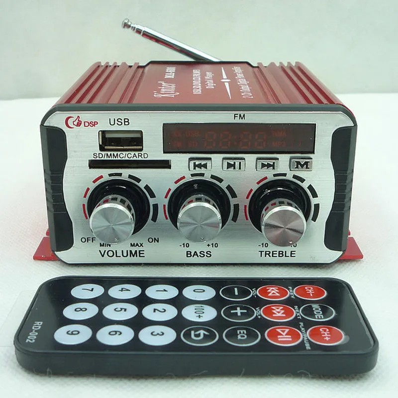 Bluetooth плеер USB SD DVD CD FM MP3 цифровой светодиодный дисплей