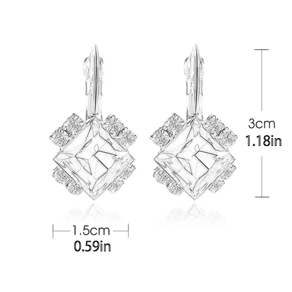 Женские серьги в волнистом стиле модные хорошее ювелирное изделие вечерние