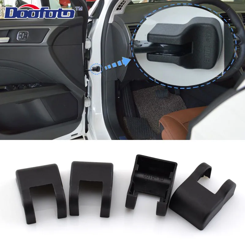 4pcs Car Arm Door Lock Limiting Stopper Cover For Volkswagen Polo Caddy Tiguan Accessories Styling Protective Case - купить по