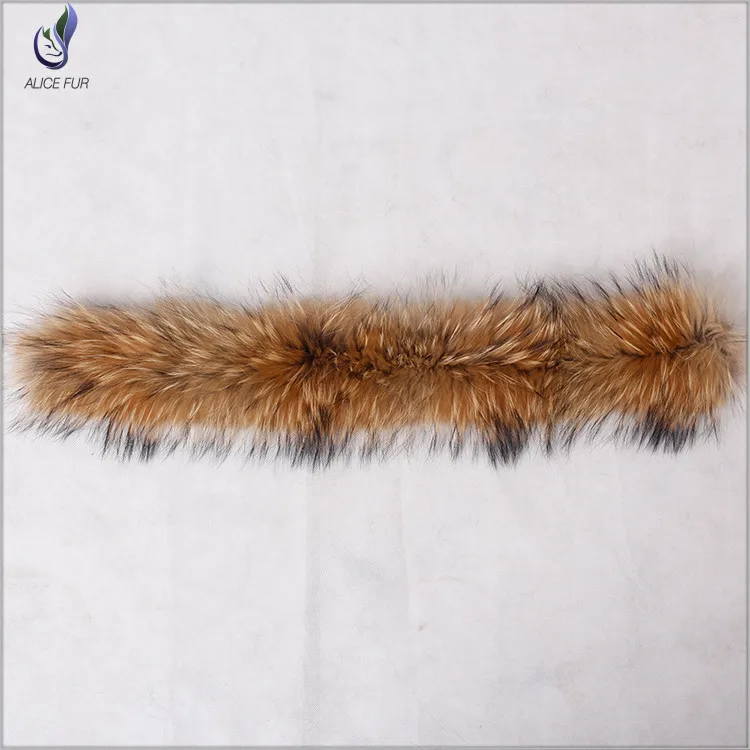 Натуральный меховой капюшон из енота отделка шарф черный воротник лисьего меха