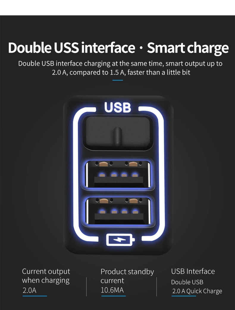Автомобильное зарядное устройство Duble USB 2 0 для быстрой зарядки 220 в порт iphone Micro