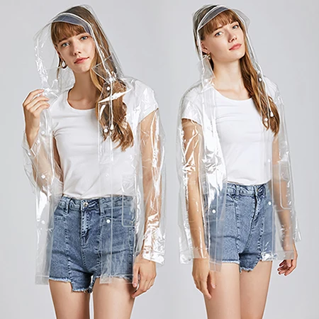 

Freesmily прозрачный дождевик EVA для взрослых