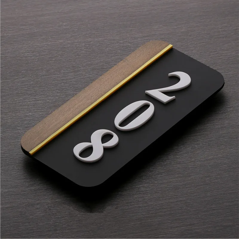 Акриловые цифры для квартир адресный знак комнат в отеле уличный блок напольная