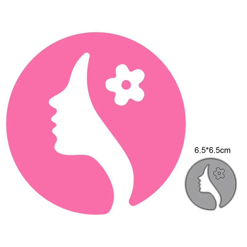 

Mirror Woman Metal Cutting Dies Cut Die Mold Scrapbooking dies Decoration Paper Craft Embossing Dies New For 2021 Stencils dies