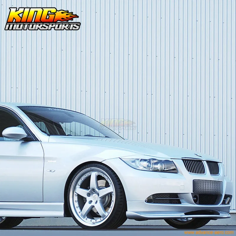 Подходит для 05 08 BMW E90 4Dr уретан передний бампер спойлер Глобальный Бесплатная