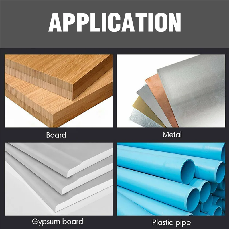 

Portable Wood Work Drill Bit Round Hole Opener 11Pcs Hole Saw Cutter Tool Kit Carbon Steel Round Hole Cutting Tool