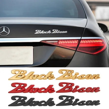 

Металлическая 3d-надпись «Вальд», черная эмблема Bison наклейка значок для автомобиля для Benz, Внешнее украшение автомобиля, кузов автомобиля, а...