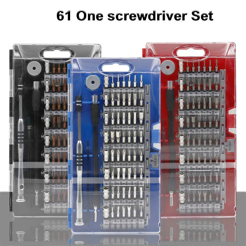 Набор прецизионных отверток 60 в 1 многофункциональная разборка ремонт ноутбука