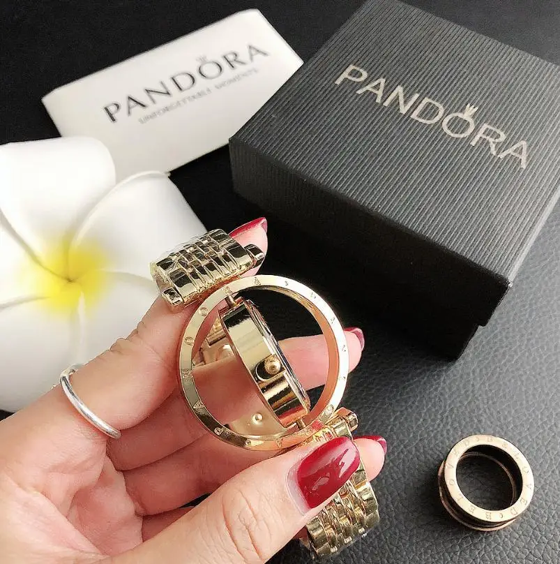 

Women Pandora bracelet charms silver 925 original Luxury Ladi For Women mujer saat