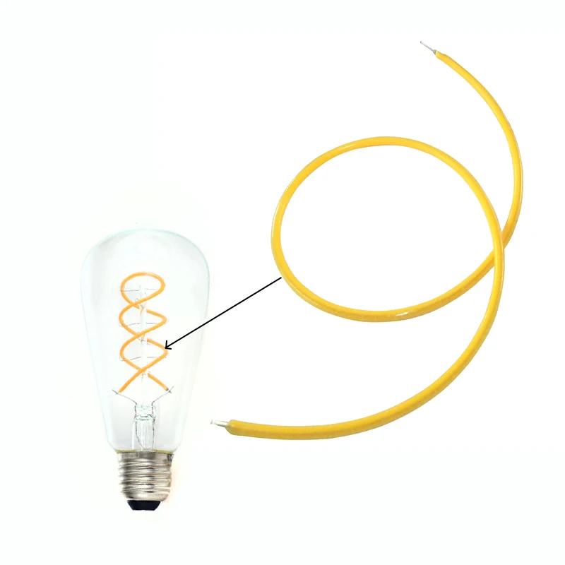 

Dc 24v Flexible Led Filament 2200k Warm White Edison Filament Lamp Parts Incandescent Light Accessories Diodes Model light bar
