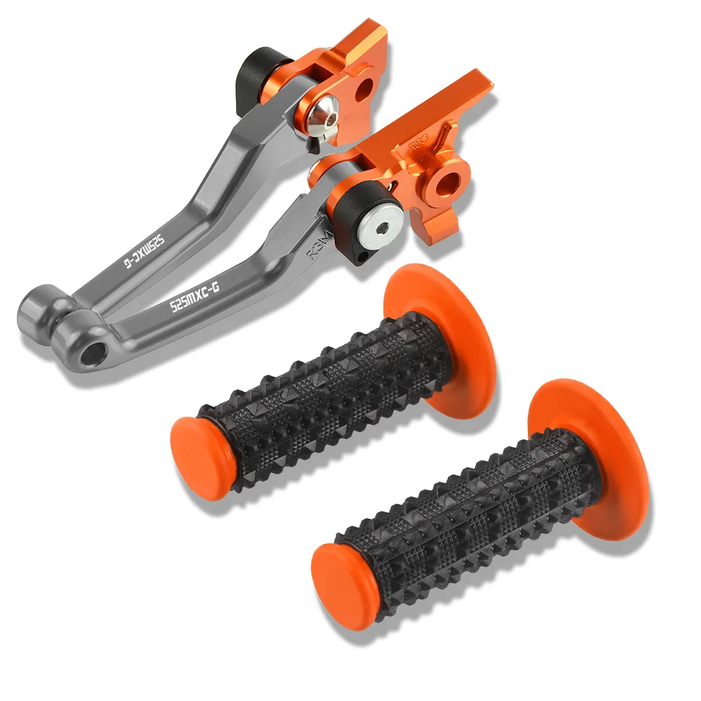 

Motocross Non-slip Hand Grips Handlebar and Dirt Bike Brake Clutch Levers FOR 525MXCG 525 MXCG 525MXC-G 2003 2004 2005