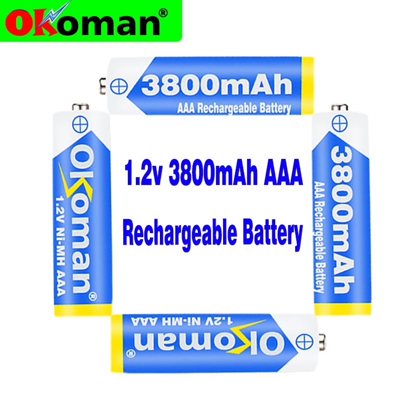 1 2 в Новый 3800 мАч Ni MH AAA игрушка фонарик дистанционное управление электронная