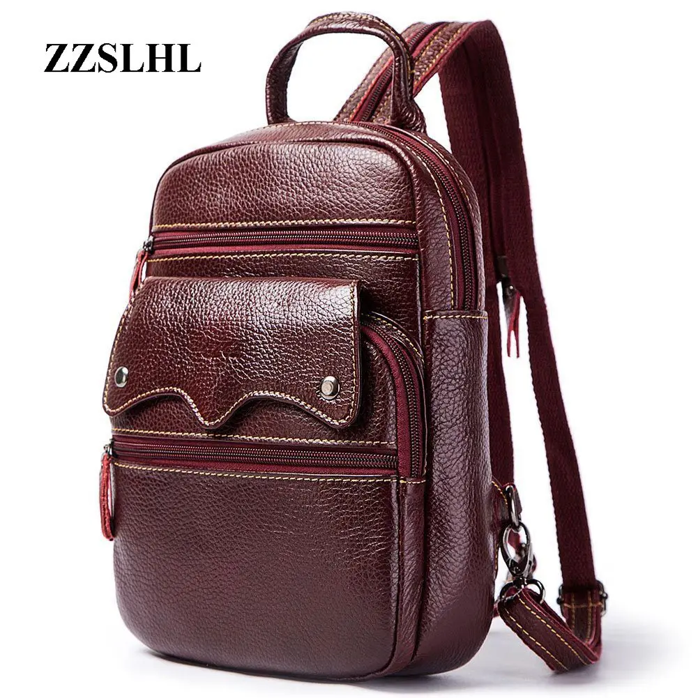 

Brand New Design Fashion Genuine Leather Casual Ladies Backpack Mochila Feminina Women Bookbag School Bags for Teenage Girls Bag