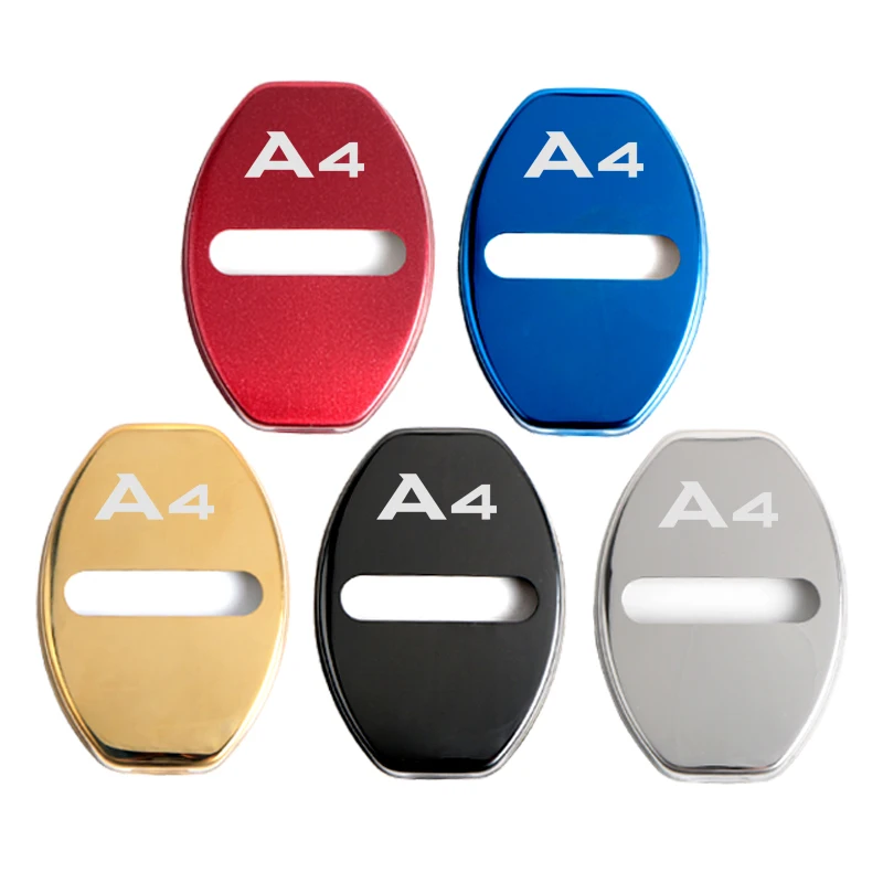 Отделка дверного замка Защитная крышка чехол с эмблемой для Audi A4 b6 b8 b7 b9 b5