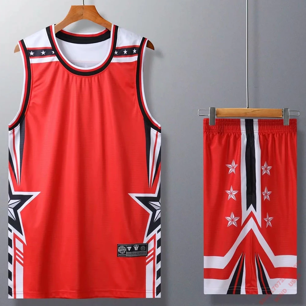 

Quick Dry Breathable Boys Basketball Jerseys Shirt Sports Shirts and Athletic Shorts Set for Youth Men Women Basketball Jersey