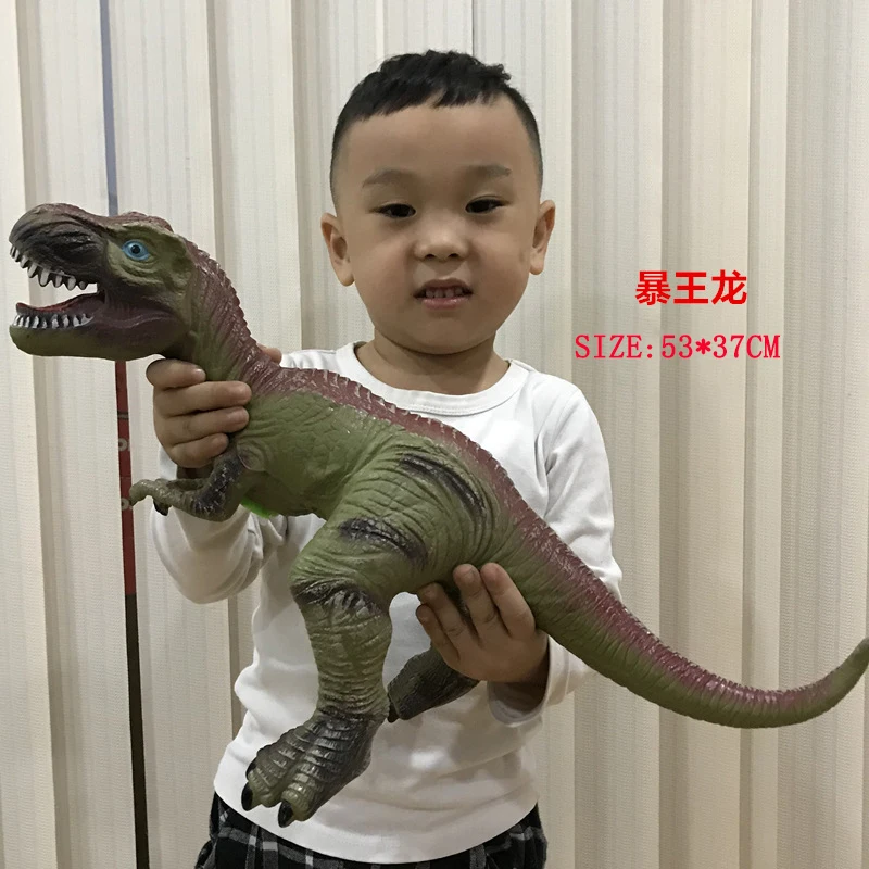 

60cm Dinosaur Plastic Model Tyrannosaurus Rex Raptor World Park Dinosaur Model Children's Entertainment Interactive Toys