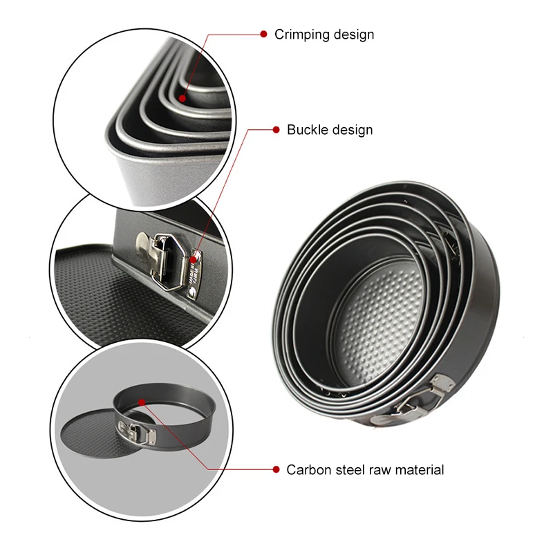 5 Sizes Cake Tools Cakes Molds Bakeware Bake-Mould Cake-Baking-Pan Removable-Bottom Non-Stick Pie Pizza Round Mould | Дом и сад