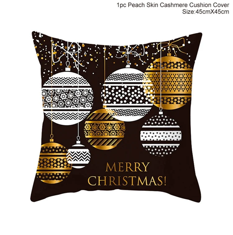 Pillow case 16 Чехол для подушки FENGRISE Merry Christmas, Рождественское украшение для дома, Рождественское украшение, Новогоднее украшение - Цвет: Pillow case 16