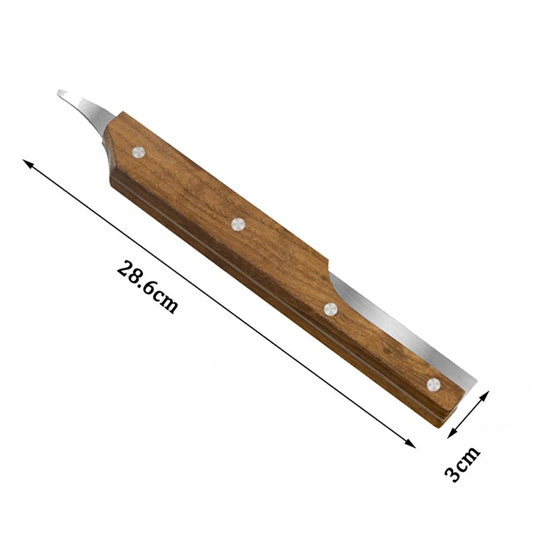 

Coconut Opener Fruit Opener Double Ended Coconut Cutter Wooden HandleKitchen Gadget Fruit Opener Tool