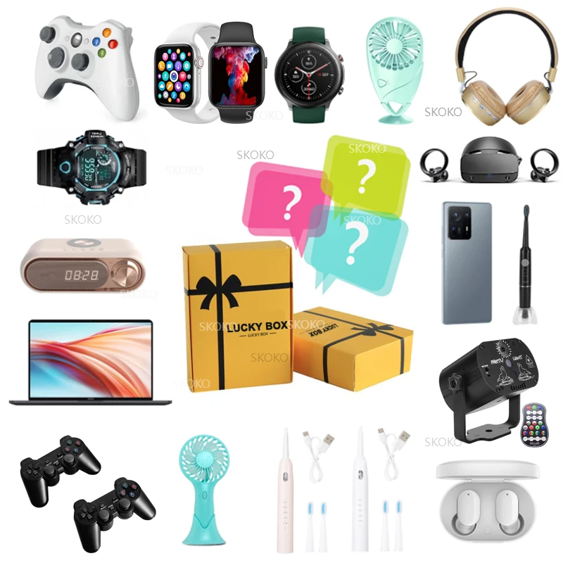 

Рождественский подарок 100% победитель сюрприз качественный подарок на удачу таинственная Подарочная коробка электронный игровой контролл...