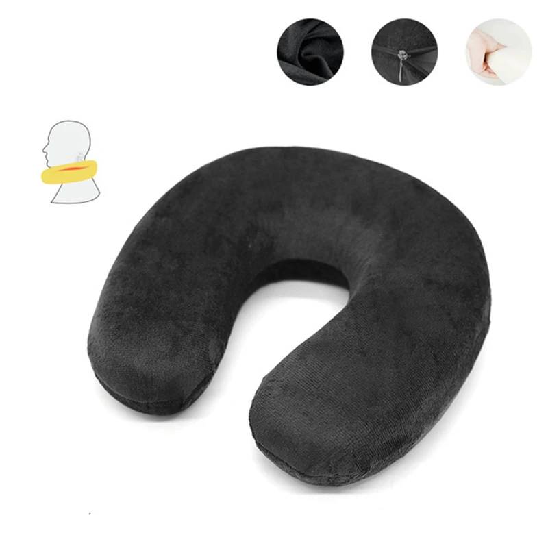 Пенная Подушка с запоминанием подушка u образной Форма дорожные подушки для шеи