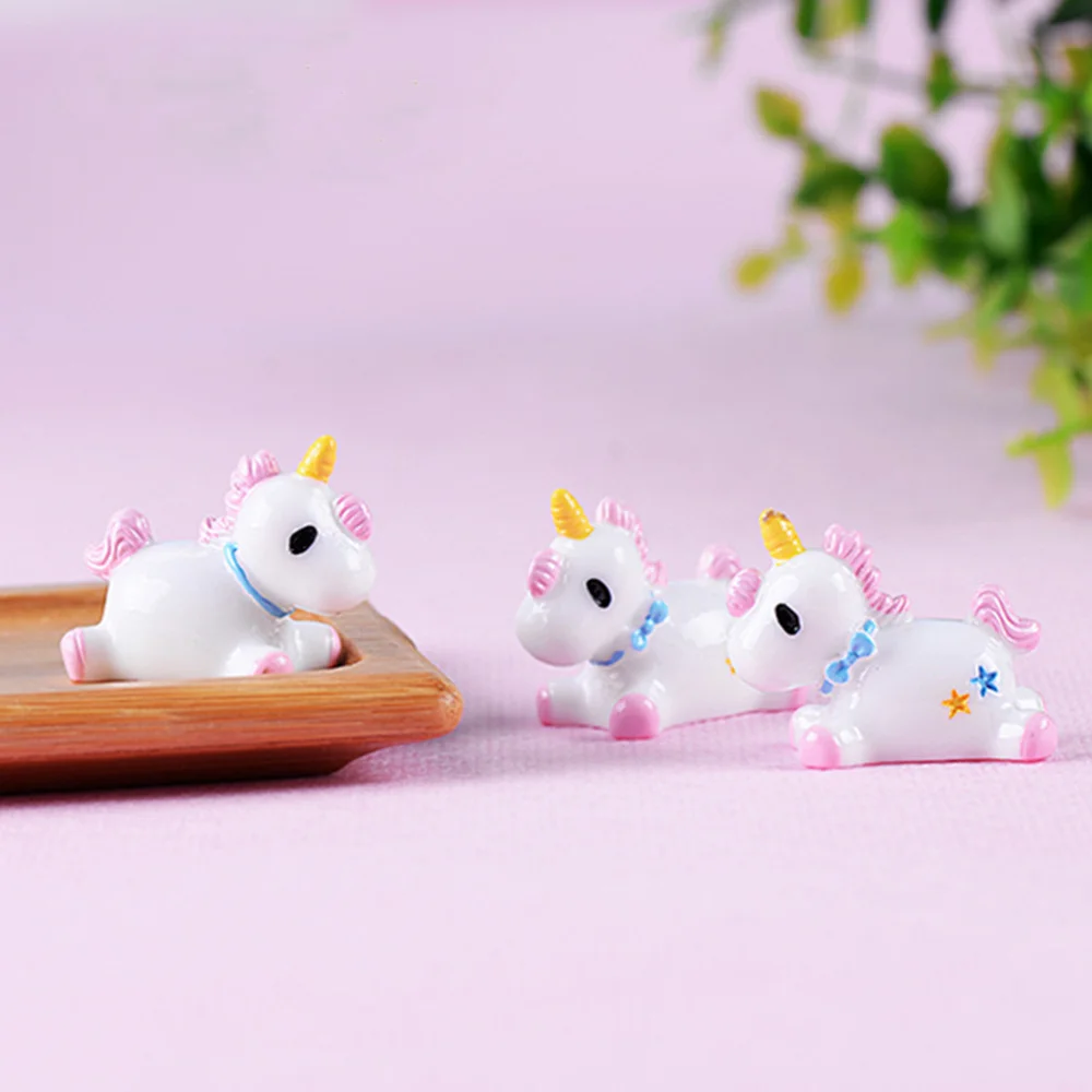 Комплект из 2 предметов мини смолы с надписью Unicorns Цветущий сад микро пейзаж