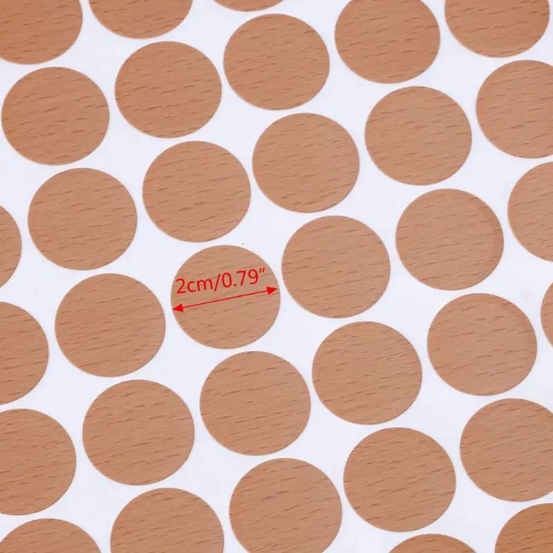 54 шт. 20 мм деревянная мебель самоклеящиеся винт для шкафа Кепки покрывает