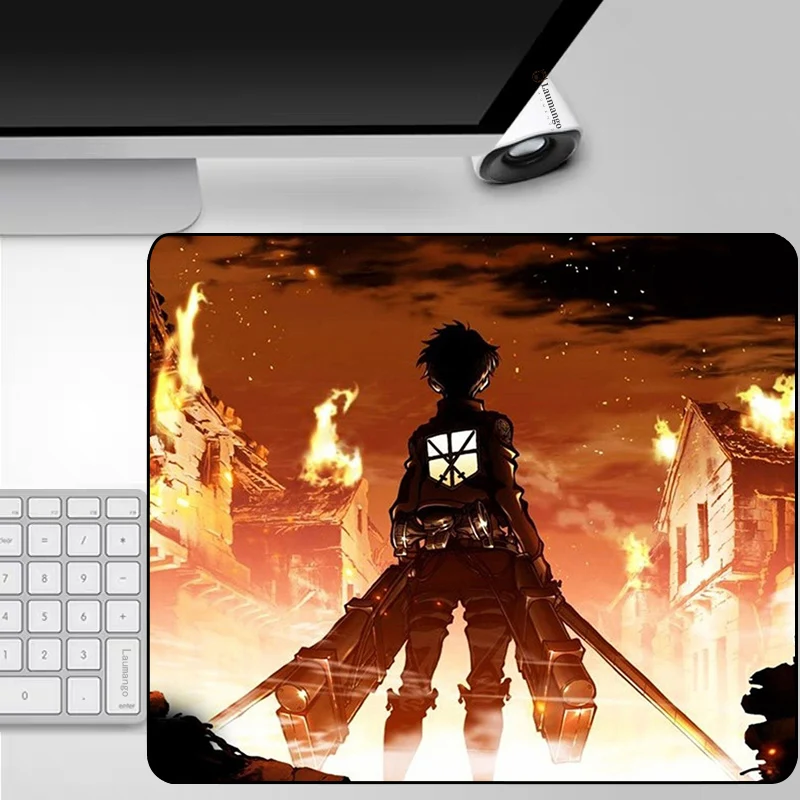 

Attack On Titan Laptop Gamer Carpet Desk Pad Mouse Rug Cs Go Anime Mouse Mats Xxl Mousepad Keyboards Accessories Kawaii Mausepad