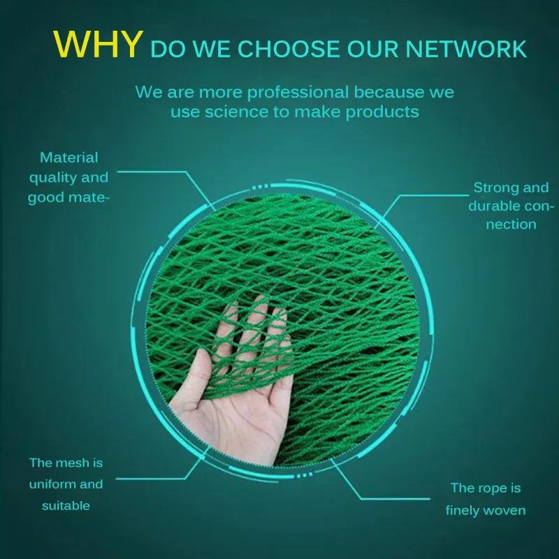 

Golf Practice Net Heavy Duty Impact Netting 3m X 3m Rope Border Sports Barrier Training Mesh Netting Golf Training Accessories