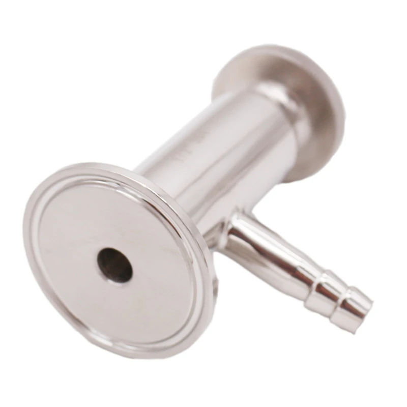 1 "/1 5" трехзажимной клапан отбора проб 50 5 мм OD 1/2 "(12 7 мм) шланг Барб 304 из