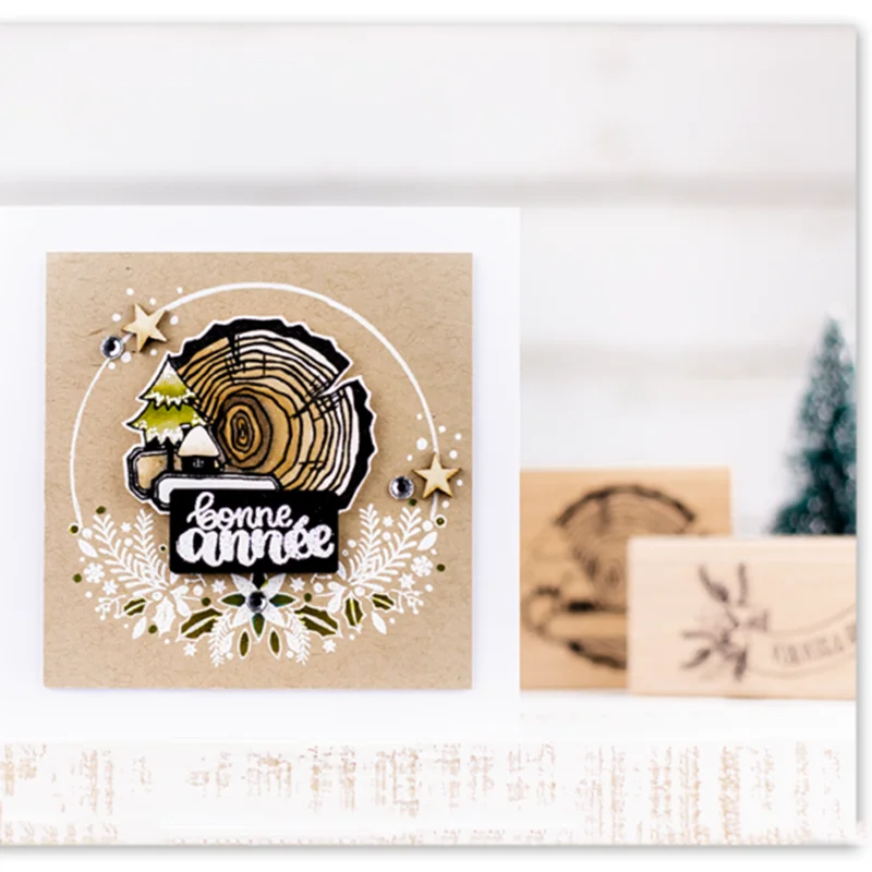 CH зимний чай силиконовые печать себя Скрапбукинг альбом листы декоративные