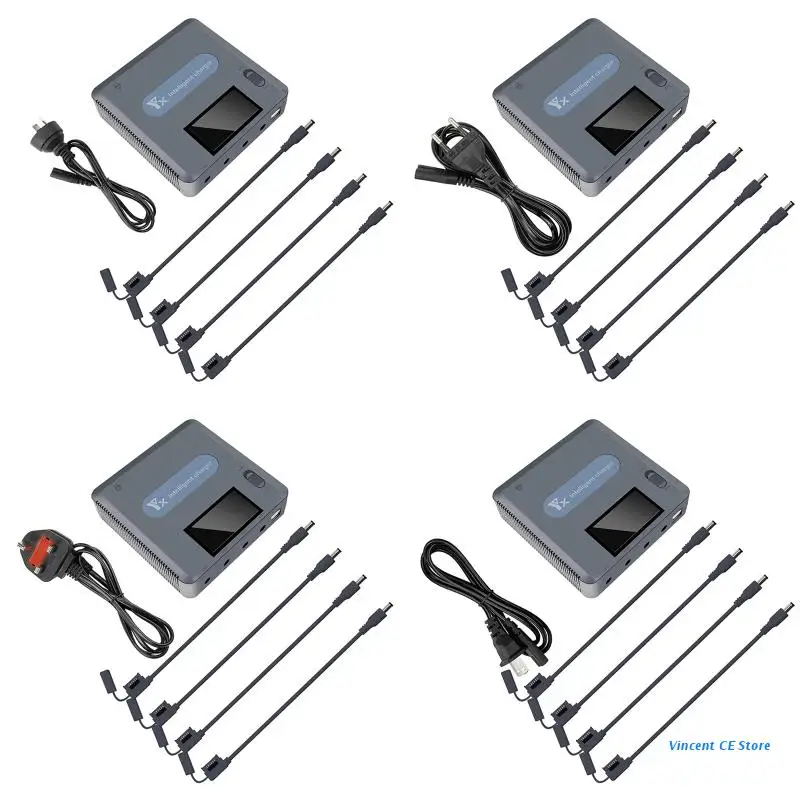 

K92F Battery Digital Display Charger Rapid Multi Parallel Charge for dji Mavic Mini 2