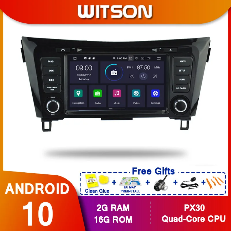 WITSON Android 9 0 Octa core PX5 автомобильное радио для NISSAN X TRAIL QASHQAI 2014 Поддержка автомобиля с