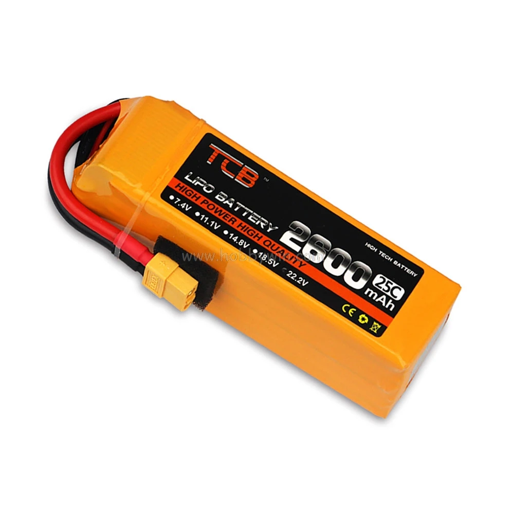 Литий полимерная батарея 2600 мАч 22 2 в 6S 25C 35C T plug & XT60 вариант для радиоуправляемой
