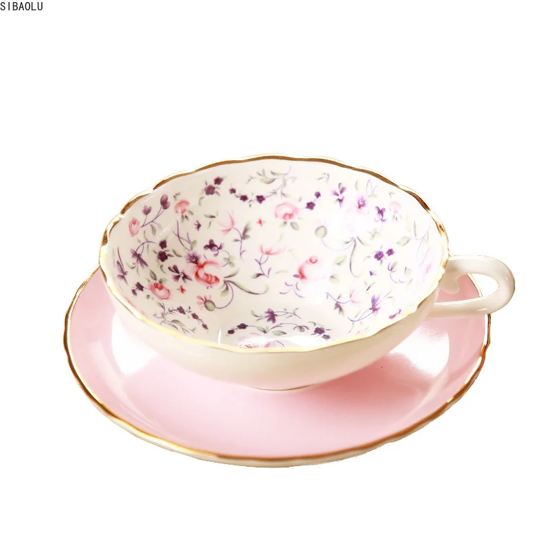 Кофейная чашка из костяного фарфора в европейском стиле высококачественная