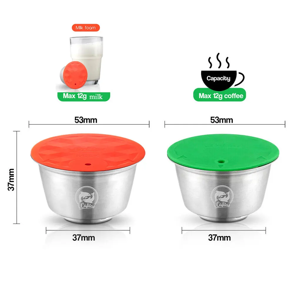 ICafilas молочные вспененные фильтры для Nescafe Dolce Gusto Aeroccino многоразовые кофейные